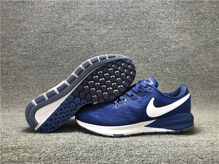 Women Nike Air Zoom Structure 22 Sea Blue White Shoes
